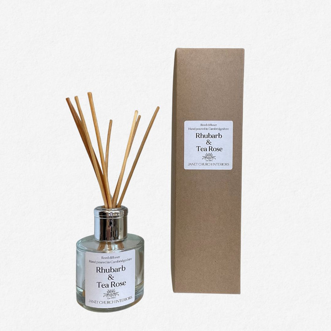 Rhubarb & Tea Rose Reed Diffuser