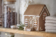 Load image into Gallery viewer, Ceramic Gingerbread House Tealight Holder
