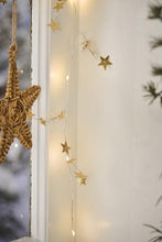 Load image into Gallery viewer, Wire String Lights with Gold Stars
