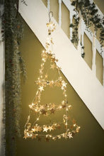 Load image into Gallery viewer, Wire String Lights with Gold Stars
