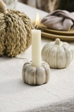 Load image into Gallery viewer, Ceramic Pumpkin Candle Holder
