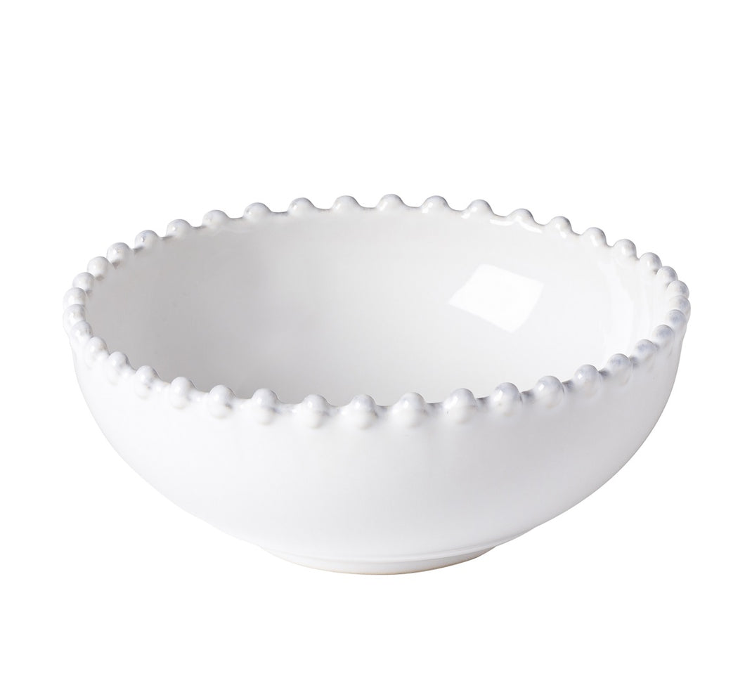 Pearl White Low Bowl