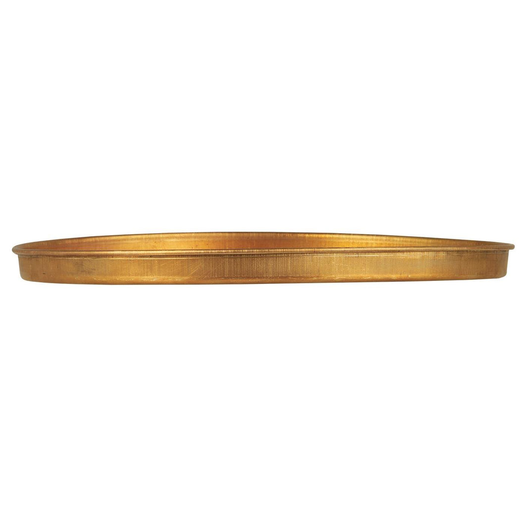 Large Brass Candle Tray