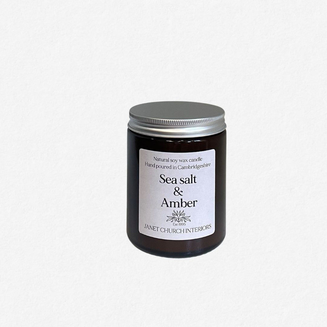 Sea Salt & Amber 180g Jar Candle