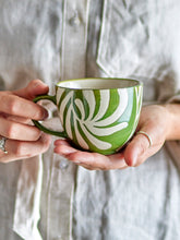 Load image into Gallery viewer, Green Heikki Ceramic Mug
