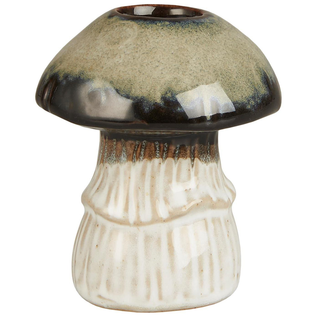 Ceramic Mushroom Candle Holder