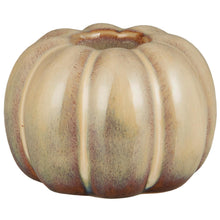 Load image into Gallery viewer, Ceramic Pumpkin Candle Holder
