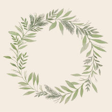 Load image into Gallery viewer, Pack of 20 Wreath Paper Napkins
