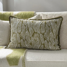 Load image into Gallery viewer, Olive Frond Cushion
