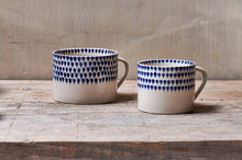 Load image into Gallery viewer, Small Ceramic Indigo Drop Mug
