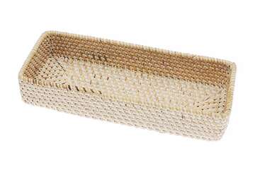 Walton rectangular rattan tray