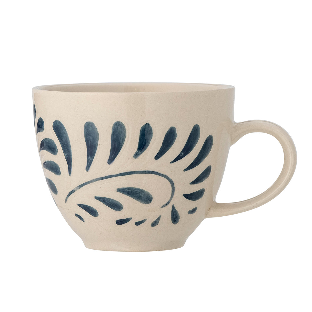 bloomingville mug
patterned mug
blue mug
ceramic mug