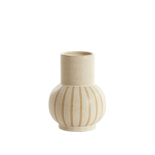 striped vase
ceramic vase
textured vase