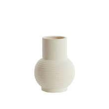 Load image into Gallery viewer, round ceramic vase
ceramic vase
light &amp; living vase
textured vase
