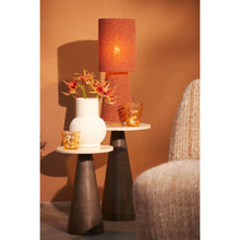 Load image into Gallery viewer, ceramic vase
orange lamp
round vase
flower vase
textured vase
