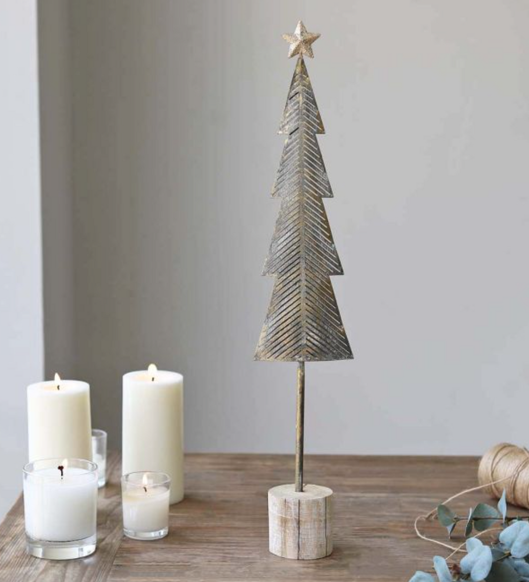 Large Nordic Tin Christmas Tree