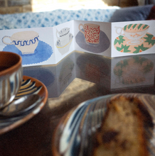 Load image into Gallery viewer, Tea Cups and Saucers Card
