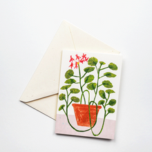 Load image into Gallery viewer, Scented Geranium Card
