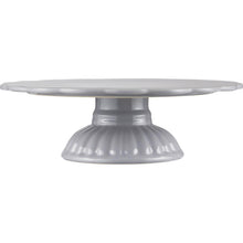 Load image into Gallery viewer, grey ceramic cake stand
